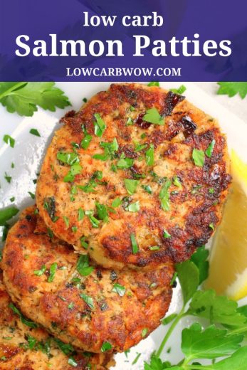 Low Carb Salmon Patties - Low Carb WOW!