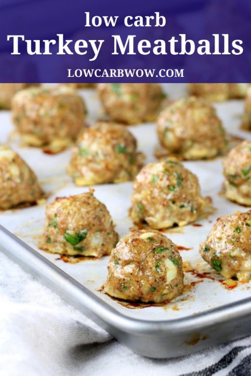 Low Carb Turkey Meatballs - Low Carb WOW!