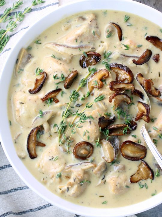 Low Carb Chicken Mushroom Soup - Low Carb WOW!