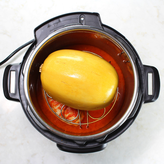 Spaghetti squash in an instant pot